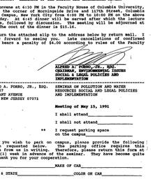 Announcements, 1991-05-15. ...