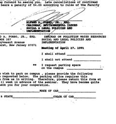 Announcements, 1991-04-17. ...
