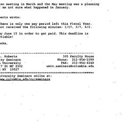 Correspondence, 2001-06-11....