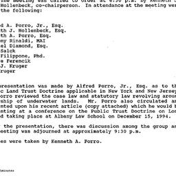 Minutes, 1994-11-09. Legal,...