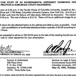 Announcements, 1995-05-25. ...