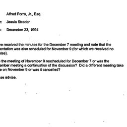 Correspondence, 1994-12-23....