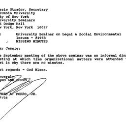 Correspondence, 1992-11-27....