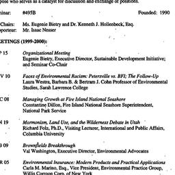Schedules, Legal, Economic,...