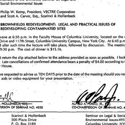 Announcements, 1995-10-11. ...