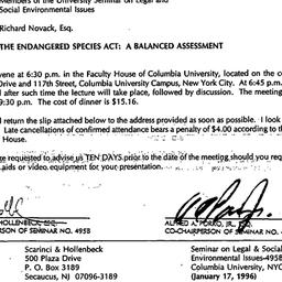Announcements, 1996-01-17. ...