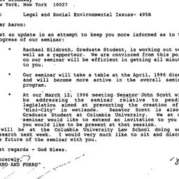 Correspondence, 1996-02-11....