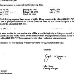 Correspondence, 1998-06-09....