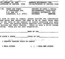 Announcements, 1997-11-05. ...