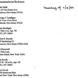 Minutes, 1997-11-05. Legal,...