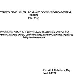 Handouts, 1998-04-08. Legal...