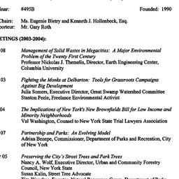Schedules, Legal, Economic,...