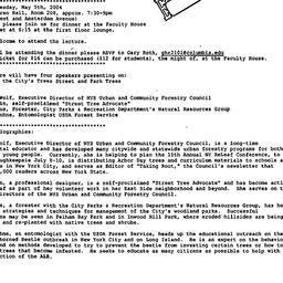 Announcements, 2004-04-21. ...