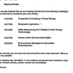 Correspondence, 1999-06-17....
