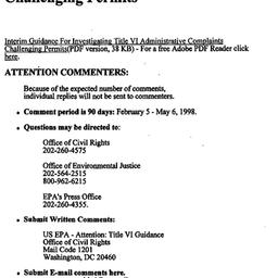 Handouts, 1998-10-07. Legal...