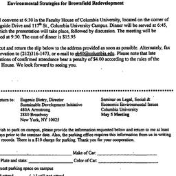 Announcements, 1999-05-05. ...