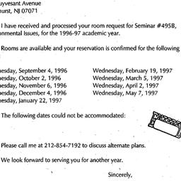 Correspondence, 1997-07-10....