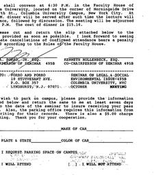 Announcements, 1996-10-02. ...