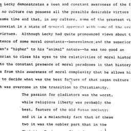 Speaker's paper, 1980-1...