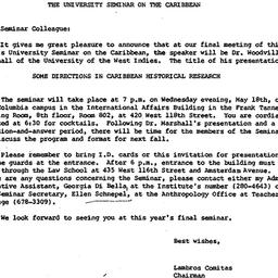 Announcements, 1983-05-18. ...