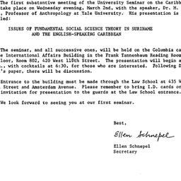 Announcements, 1983-03-02. ...