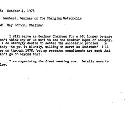 Announcements, 1978-10-04. ...