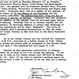 Announcements, 1990-01-22. ...