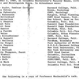 Minutes, 1989-11-02. The Ch...