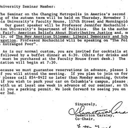 Announcements, 1989-10-12. ...