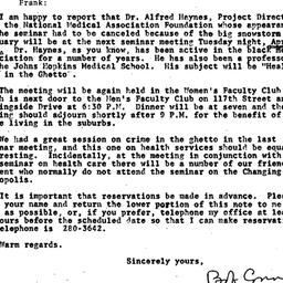 Correspondence, The Changin...