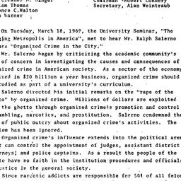 Minutes, 1969-03-18. The Ch...
