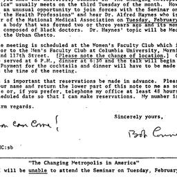 Correspondence, 1969-01-29....
