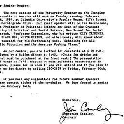 Minutes, 1984-01-24. The Ch...