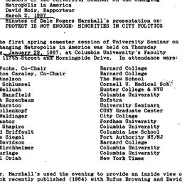 Minutes, 1987-03-02. The Ch...
