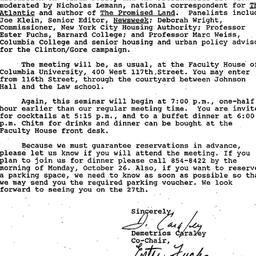 Announcements, 1992-10-06. ...
