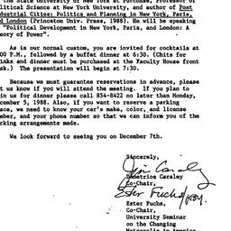Announcements, 1988-11-11. ...