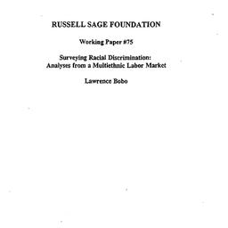 Speaker's paper, 1995-1...