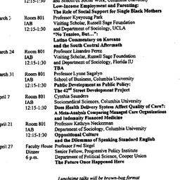 Announcements, 1998-02-18. ...