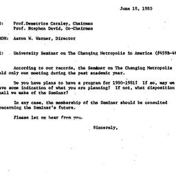 Correspondence, 1980-06-18....