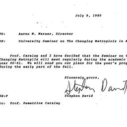 Correspondence, 1980-07-09....