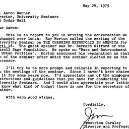 Correspondence, 1980-05-24....