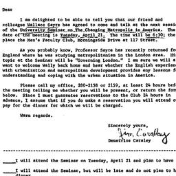Announcements, 1970-04-09. ...