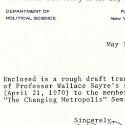 Minutes, 1970-04-21. The Ch...