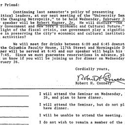 Announcements, 1975-02-05. ...