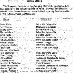 Minutes, 1992-04-14. The Ch...