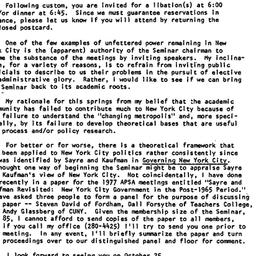 Announcements, 1977-09-21. ...