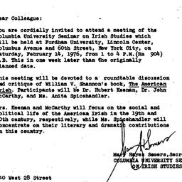 Announcements, 1976-01-31. ...