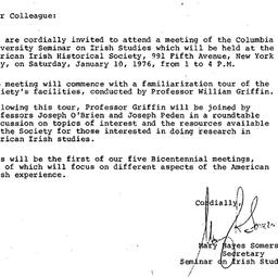 Announcements, 1976-01-05. ...