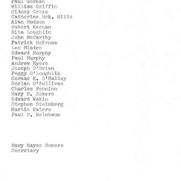 Minutes, 1974-01-12. Irish ...