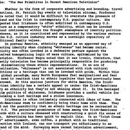 Minutes, 2000-11-10. Irish ...